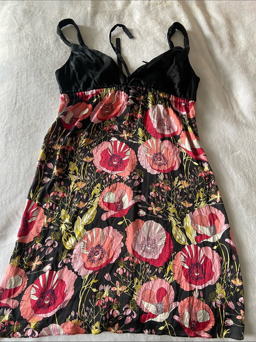 Floral silk guess midi dress